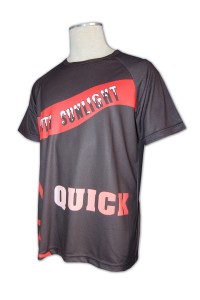 T268 tailor made printed tee shirts Digital Printing tee shirts supplier company